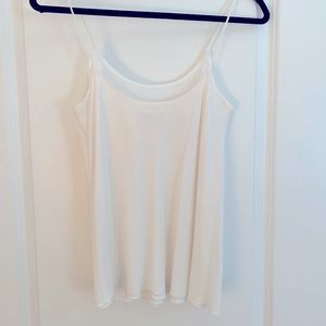 Club Monaco Lined White Silk Camisole